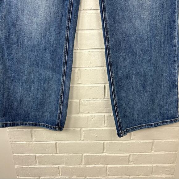 Fashion Nova High Rise Wide Leg Jeans Size 3/26 - Picture 6 of 11